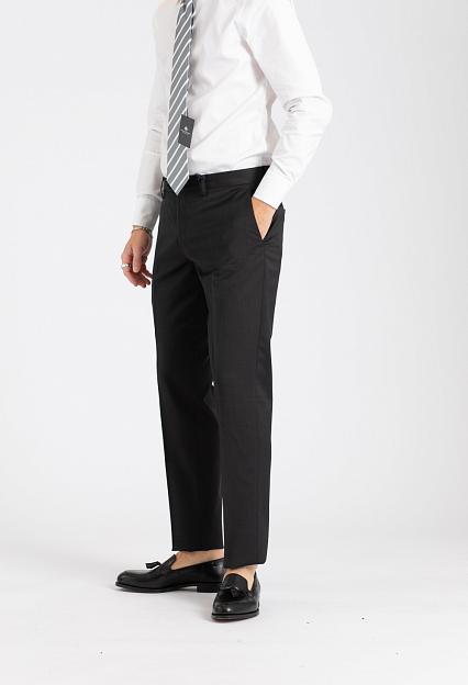 LARDINI Man Woven Trouser Charcoal
